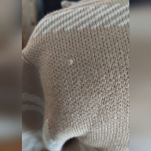 🆕️Anne Klein Plaid Notch Collar Open Front Sweater Cardigan Size M - Picture 6 of 7